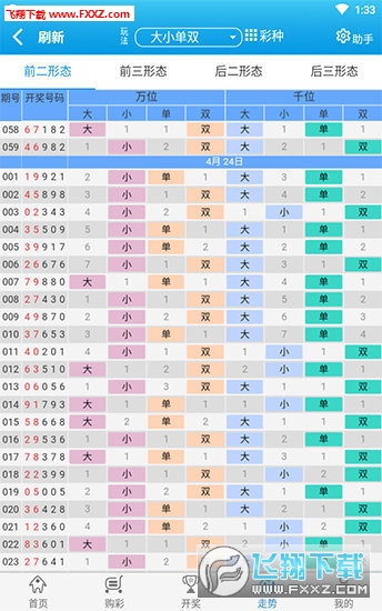 排列三开奖助手试机号