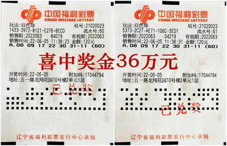 双色球中三个是几等奖