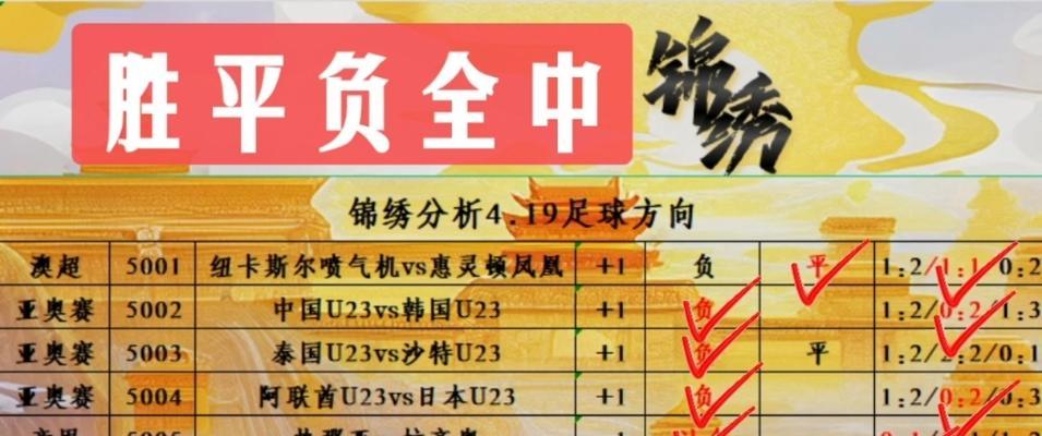 足球彩票胜平负购买策略，如何明智投注？
